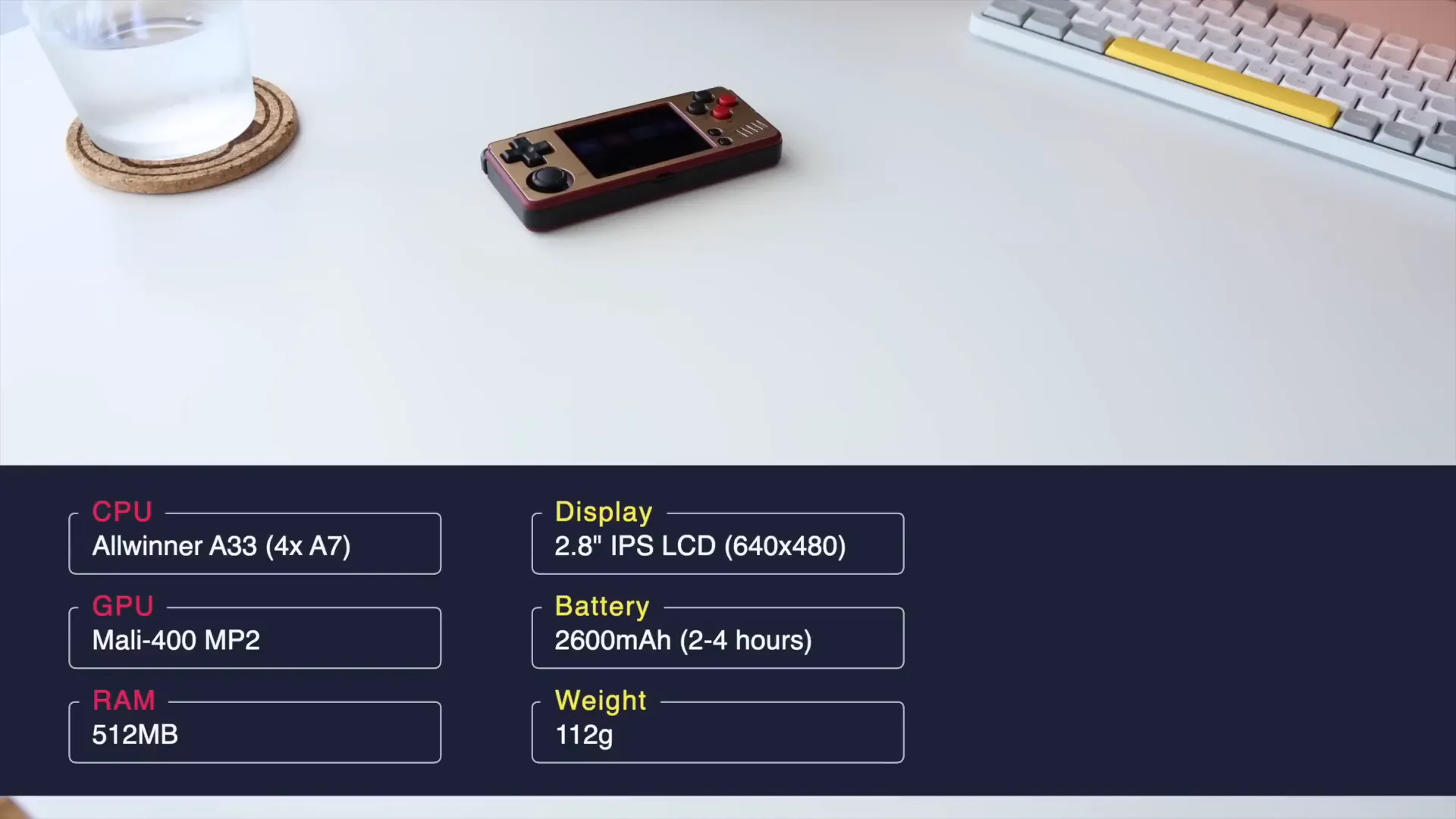 Miyoo A30 specifications overview