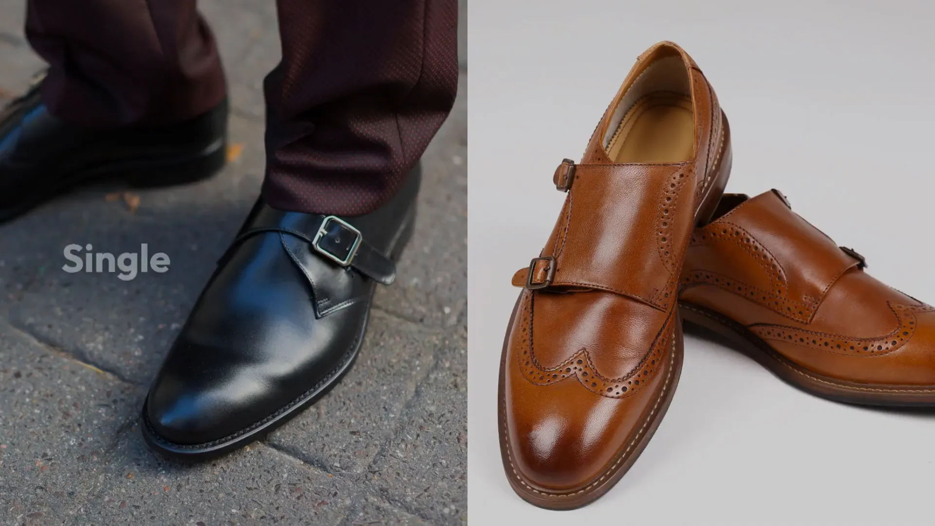 Monk strap dress shoes