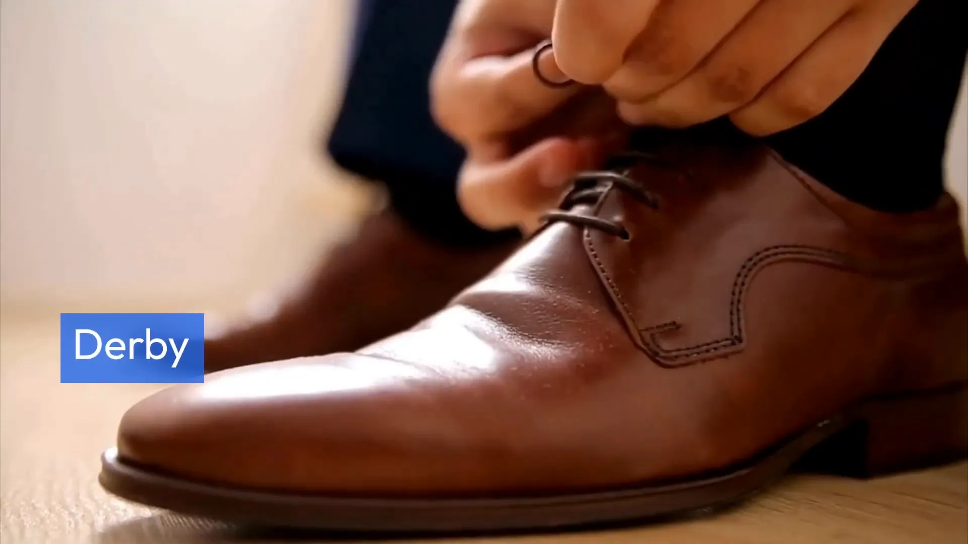 Derby dress shoes