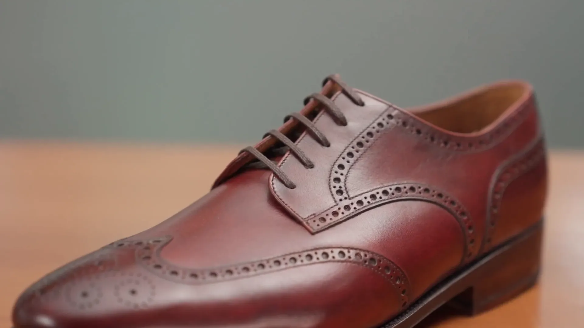 Image of a wingtip shoe