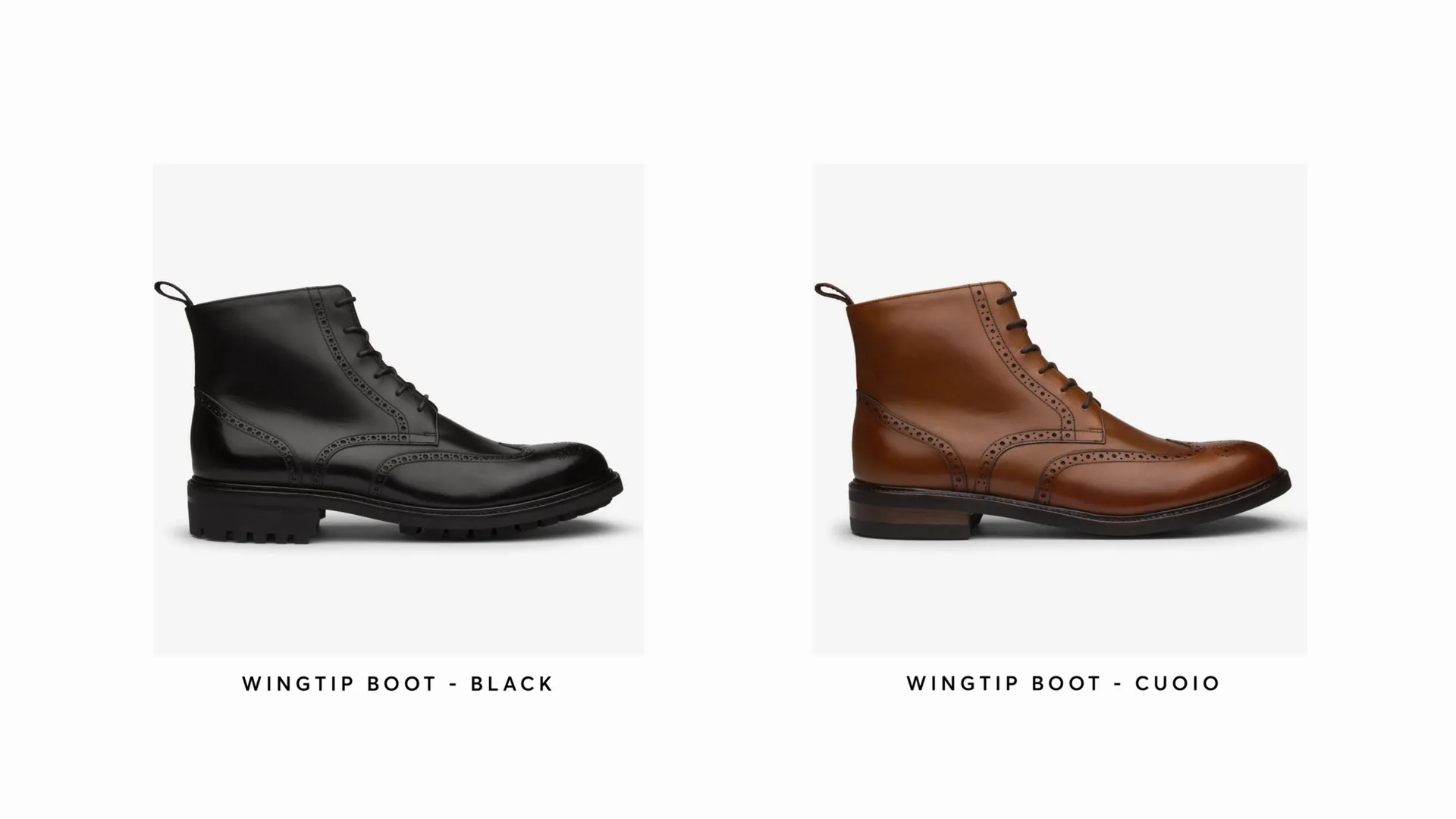 Image showing wingtip and brogue shoes