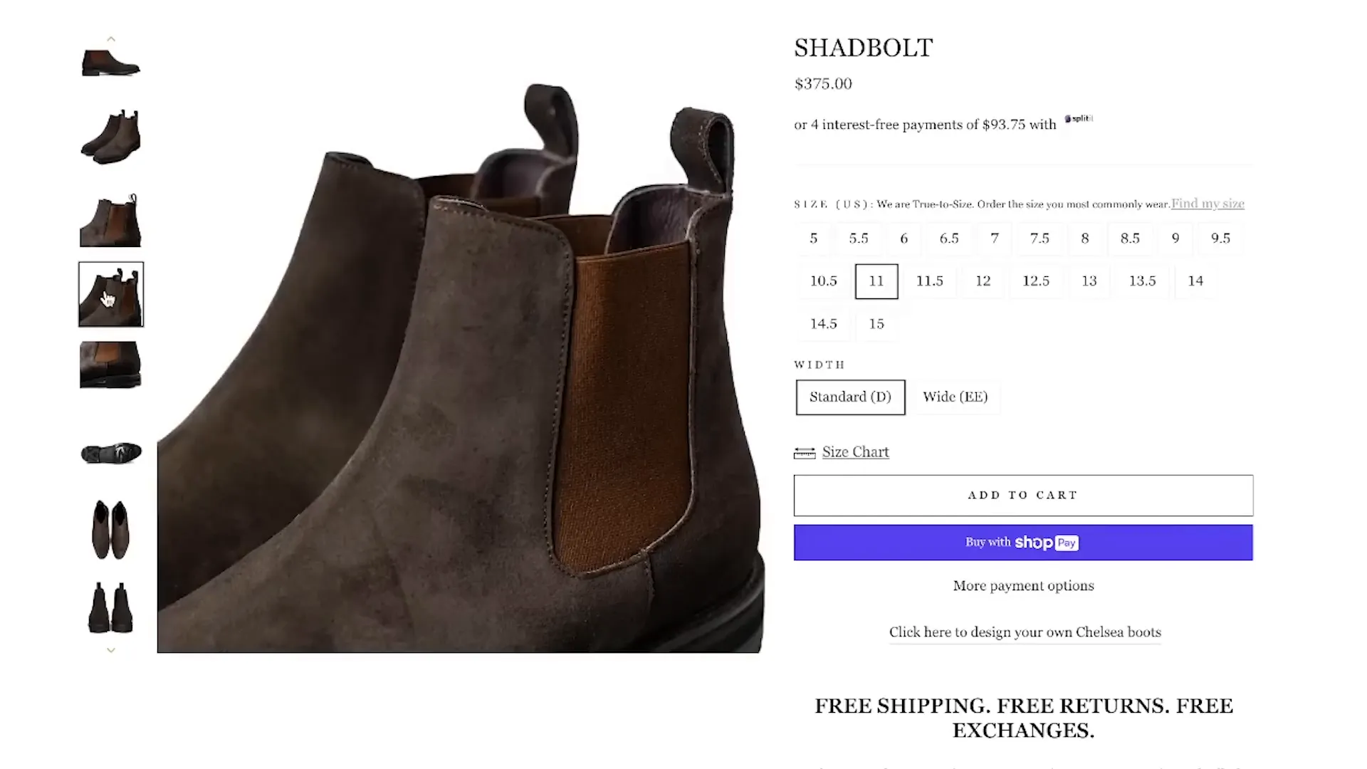 Idrese's Shadbolt showcasing customization options