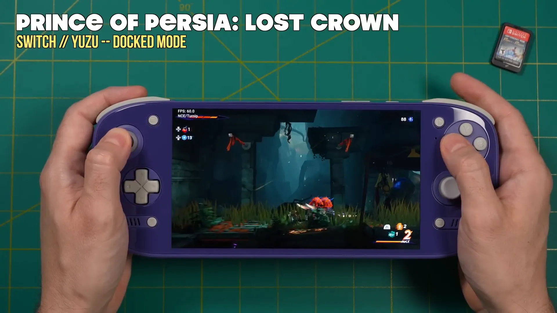 Nintendo Switch emulation with graphical glitches on Odin 2 Portal