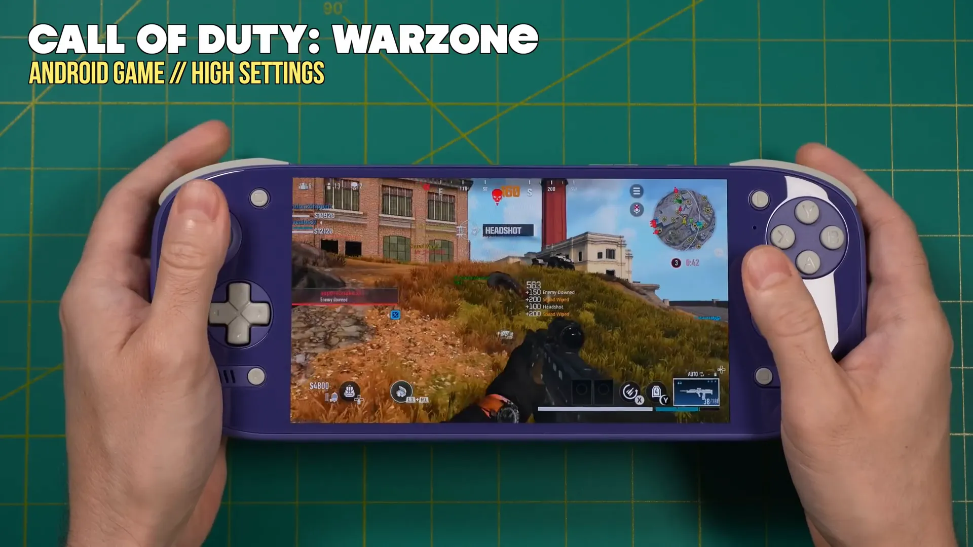 Call of Duty Warzone gameplay on Odin 2 Portal