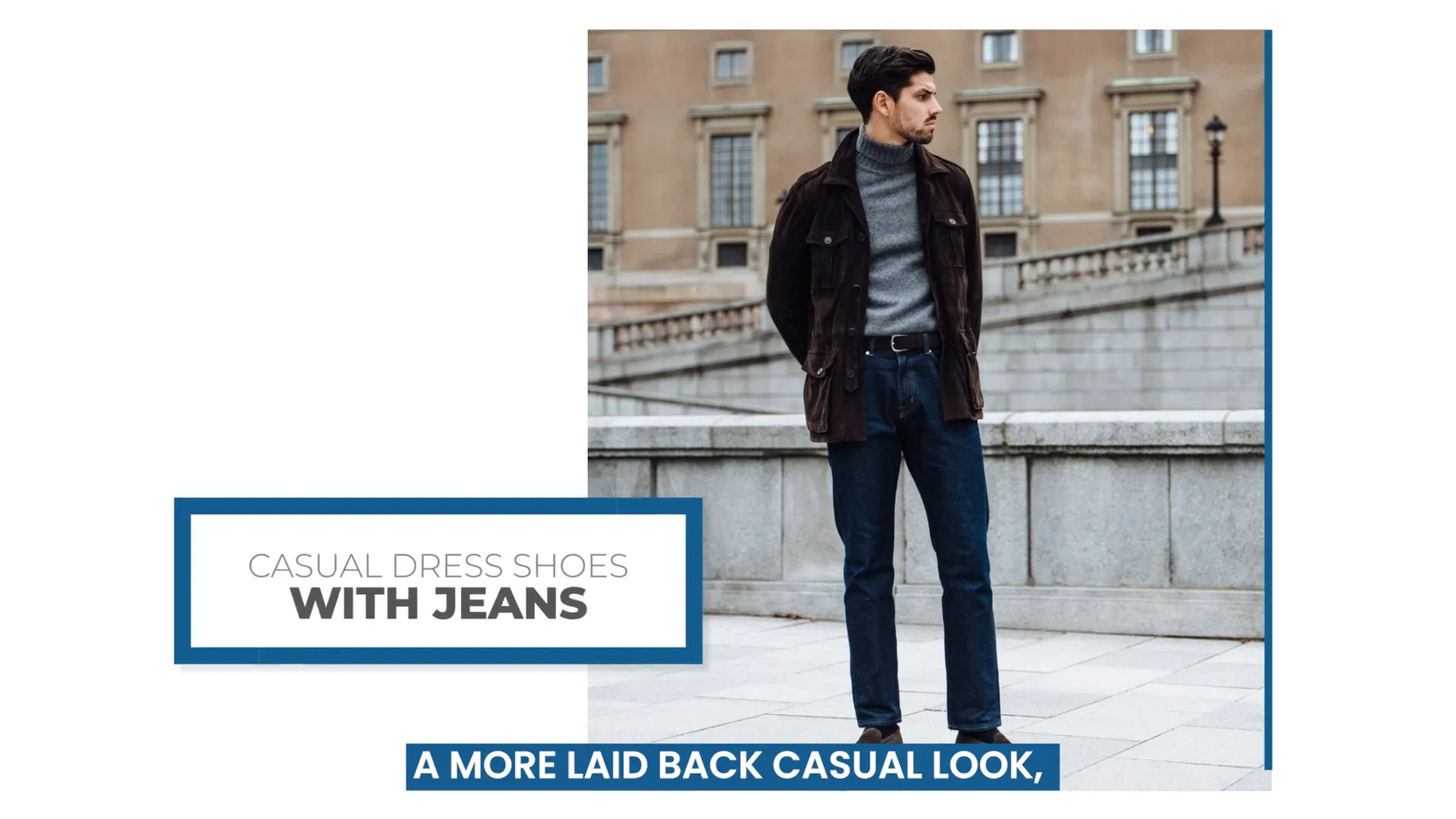 Casual look with loafers and jeans