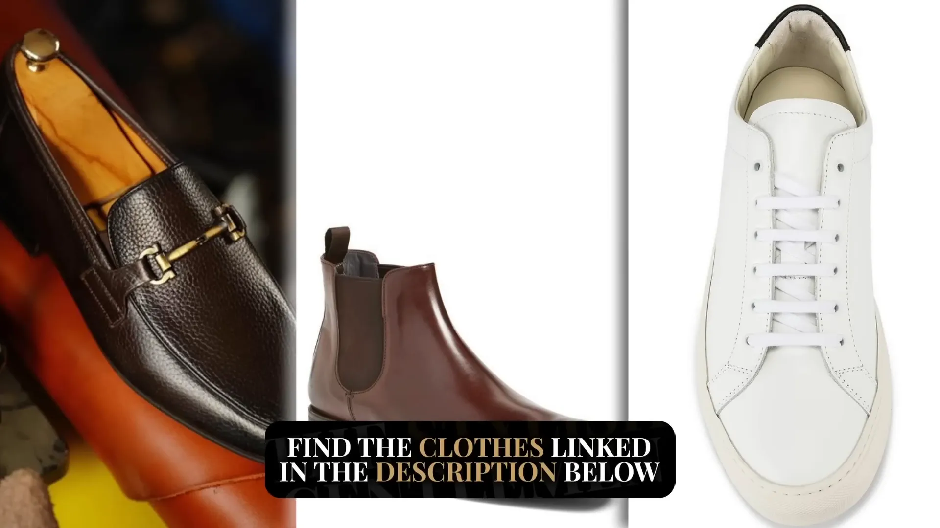 Stylish loafers paired with tailored trousers
