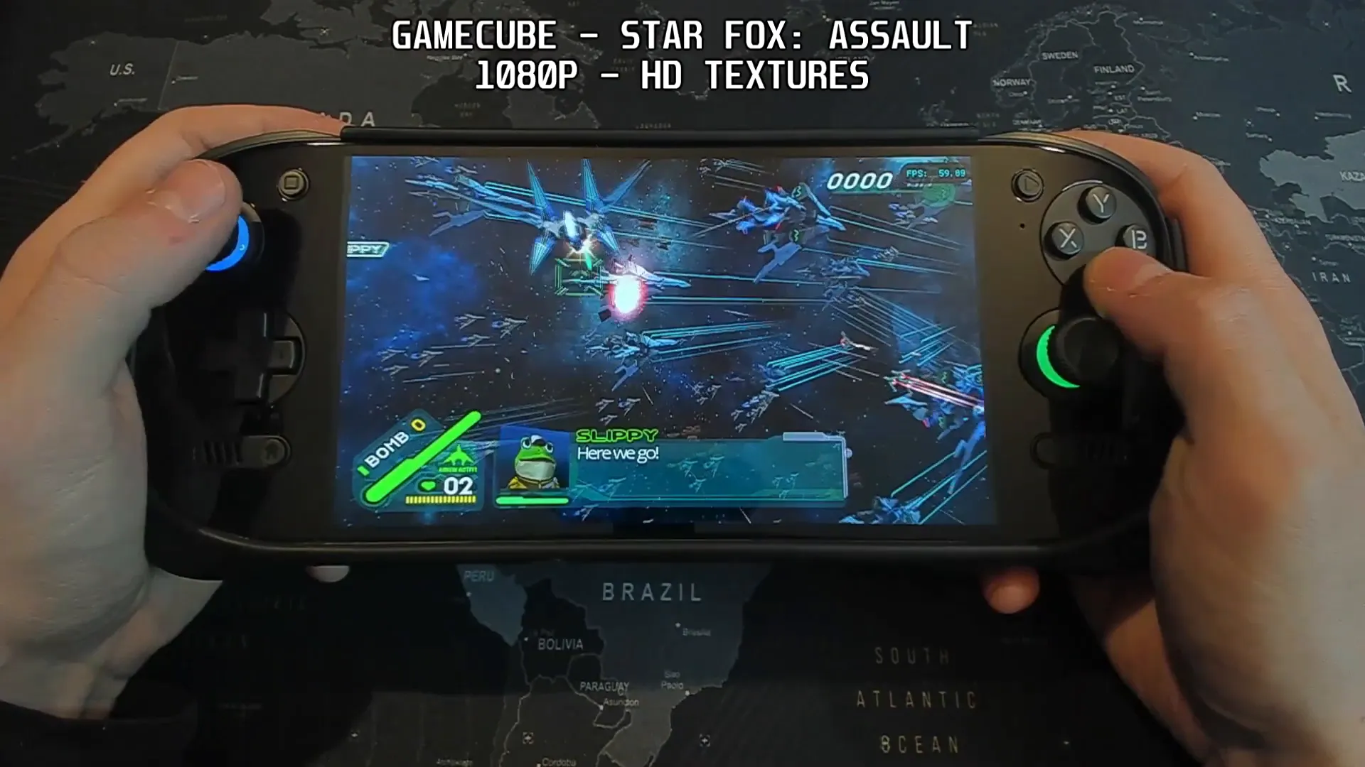 Star Fox: Assault gameplay on Odin 2 Portal