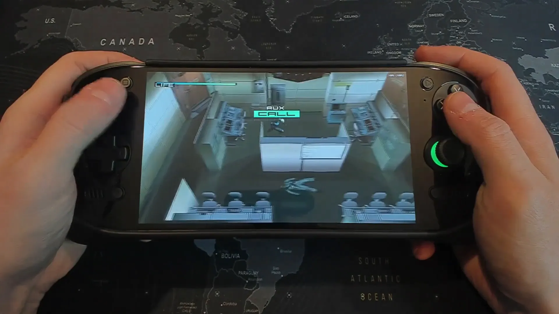 Metal Gear Solid 3 gameplay on Odin 2 Portal