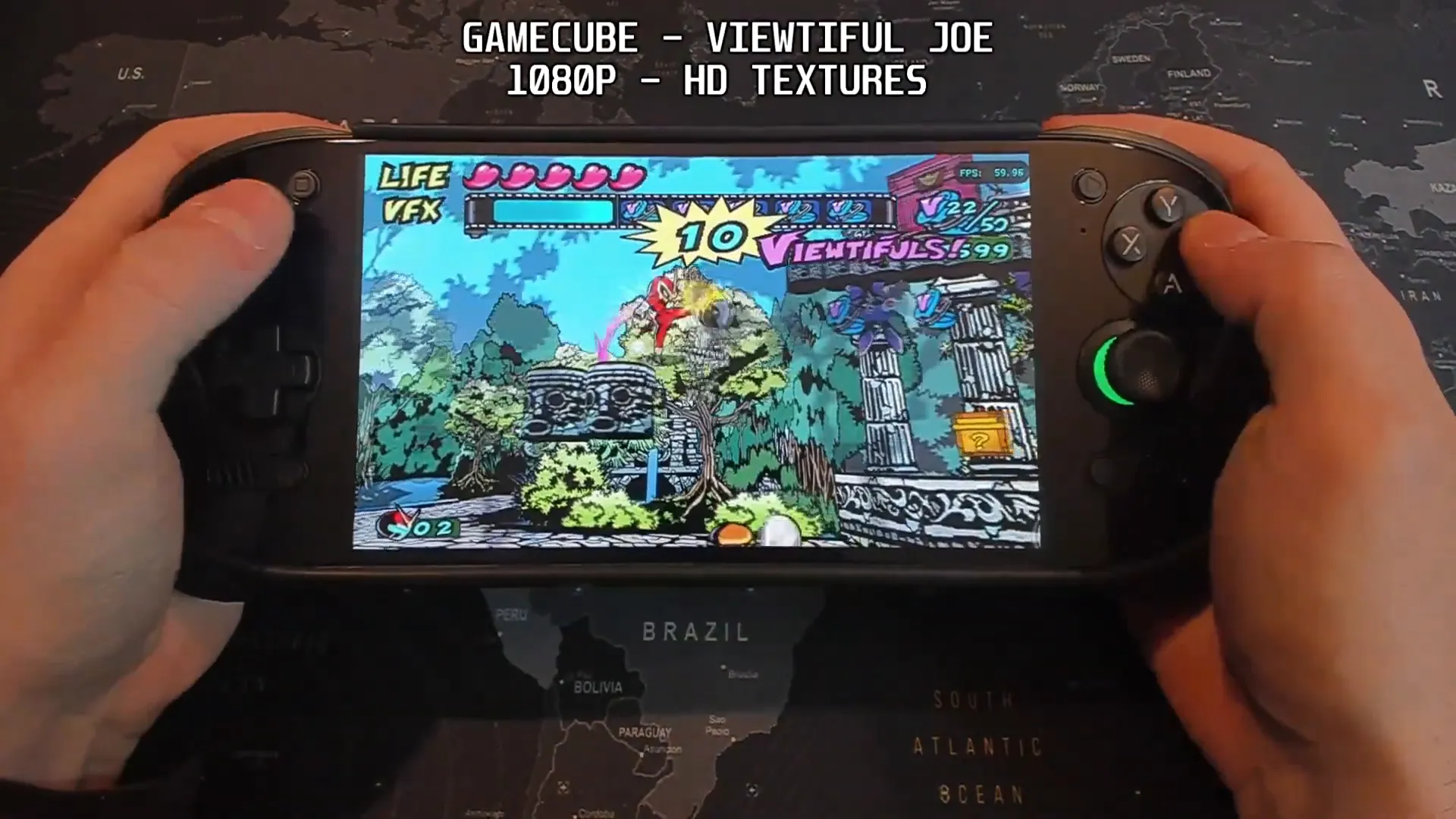 Viewtiful Joe gameplay on Odin 2 Portal