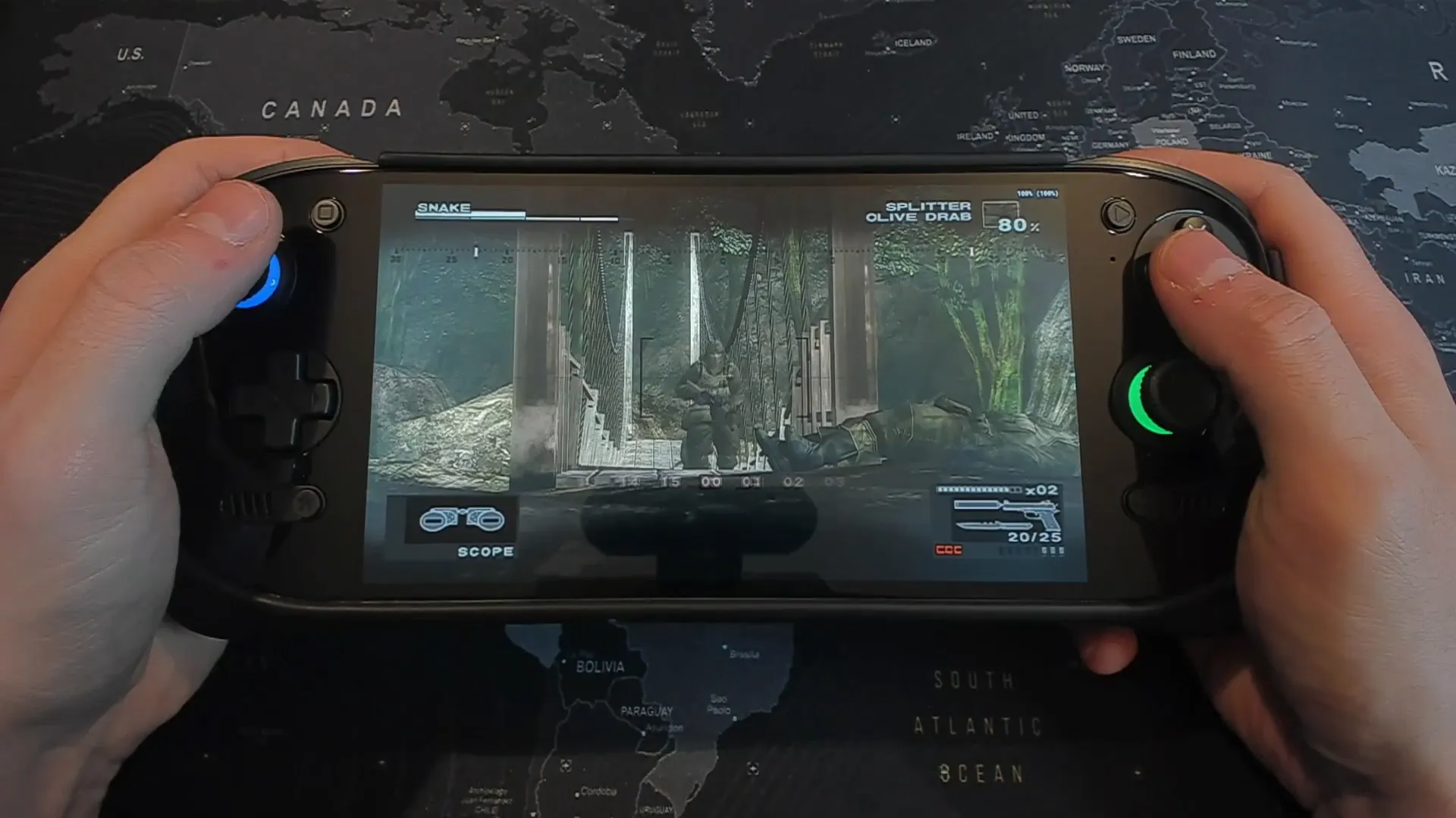 Shadow of the Colossus gameplay on Odin 2 Portal