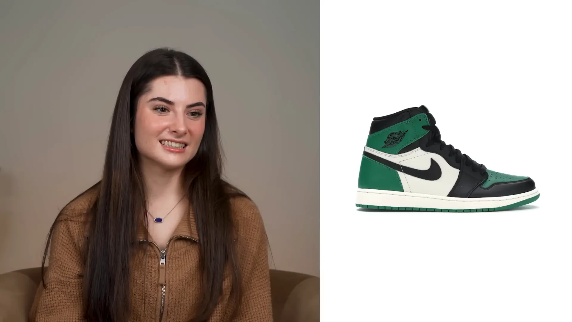 Stylish Jordans on display