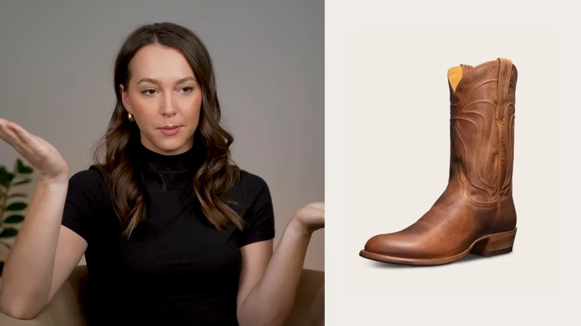 Man wearing cowboy boots with a casual outfit