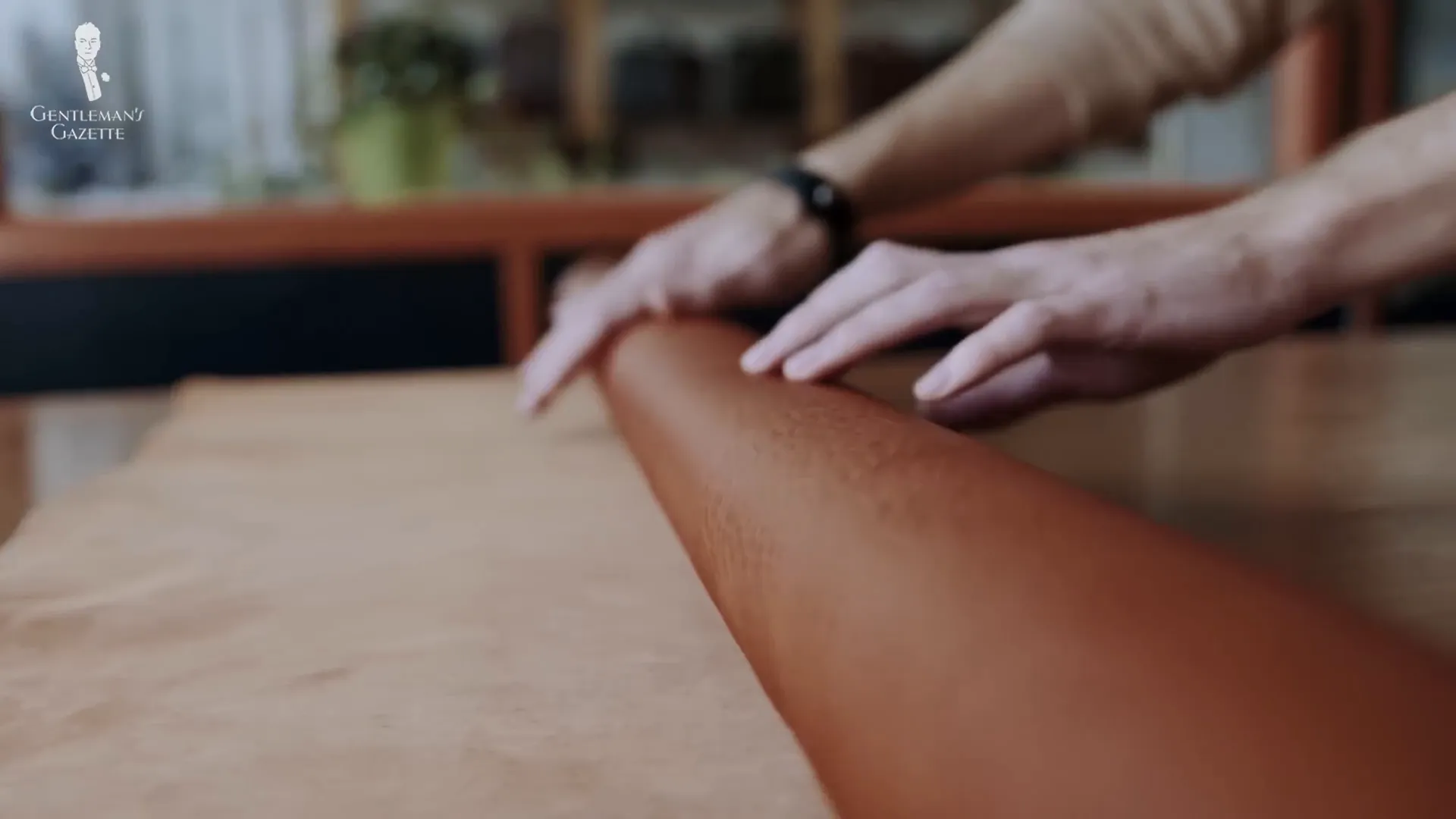 Different types of leather used in shoes