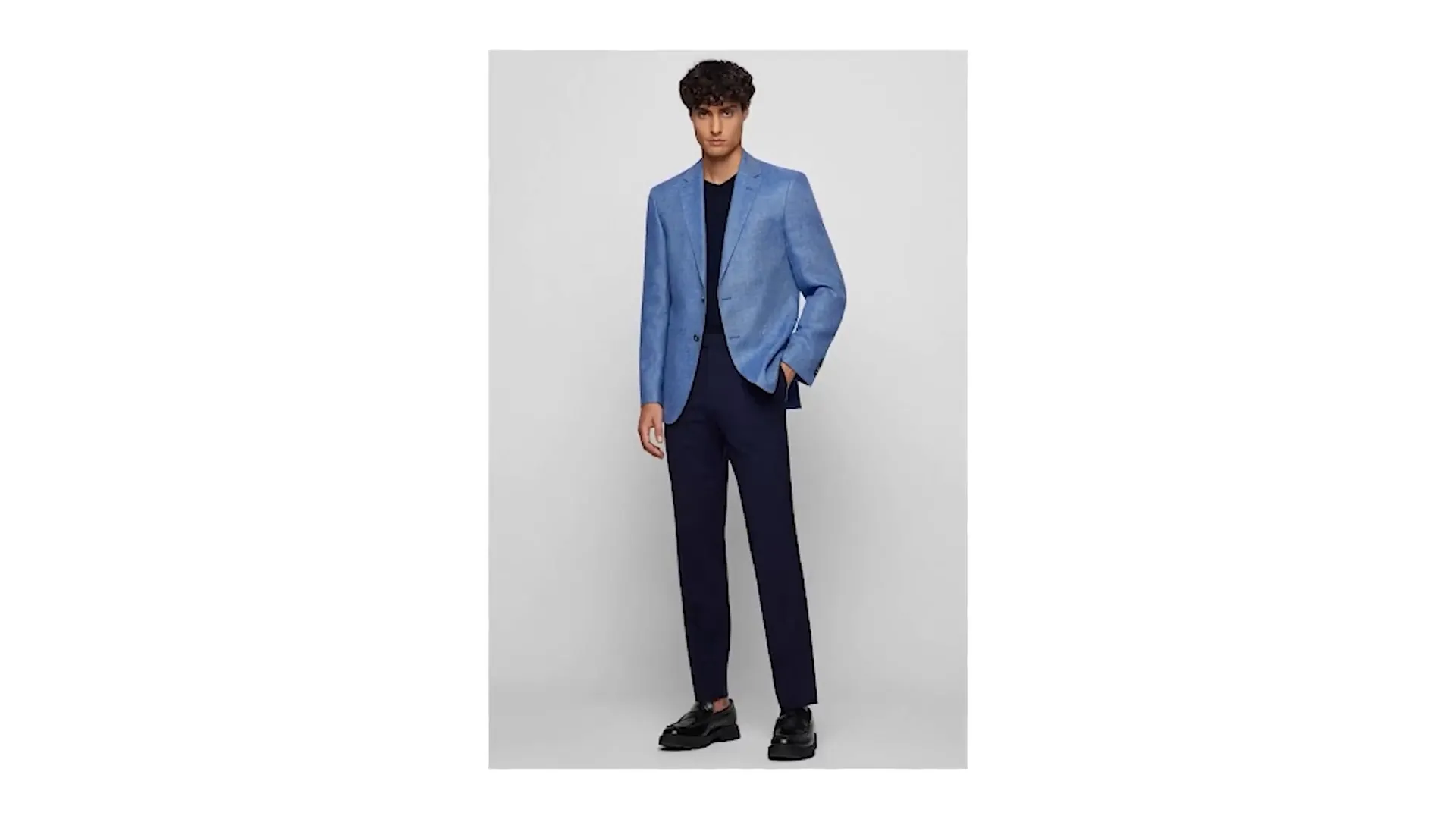 Blue sports coat