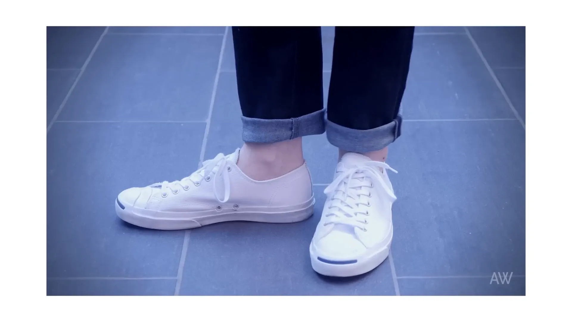 Showing a flash of ankle