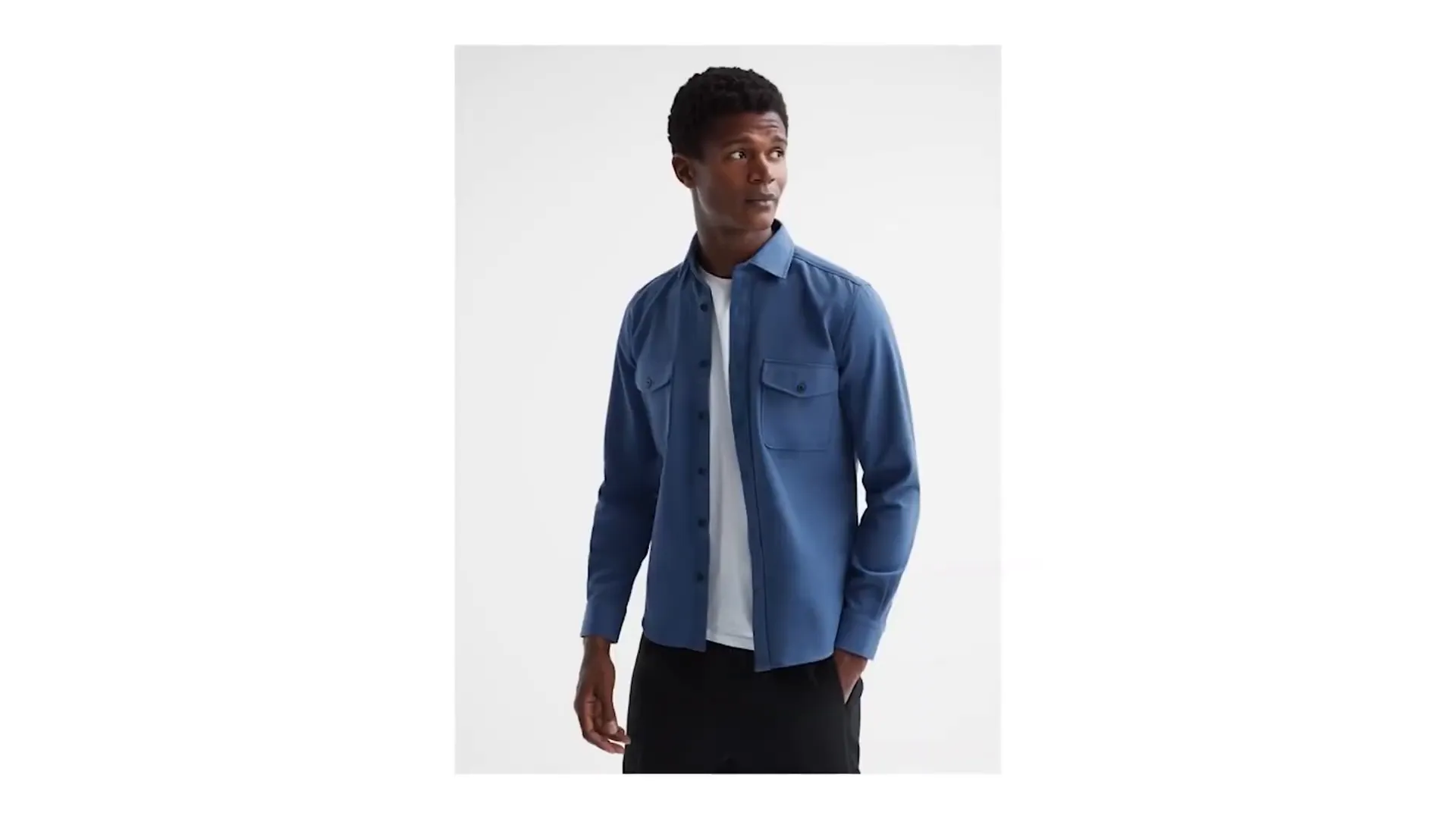 Overshirt layered look