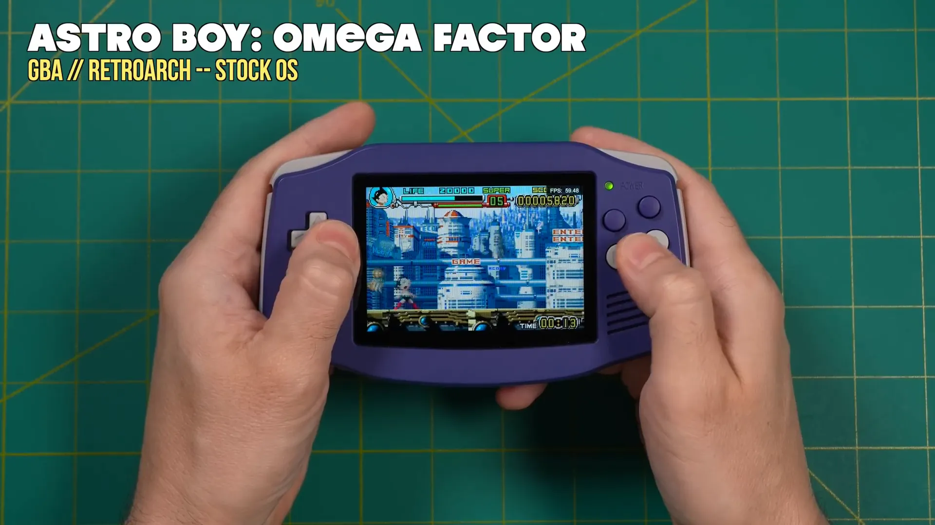 Game Boy Advance gameplay on RG34XX