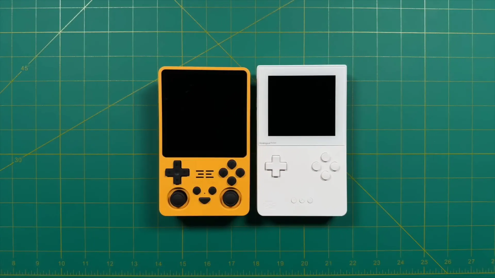 Size comparison with Game Boy Color