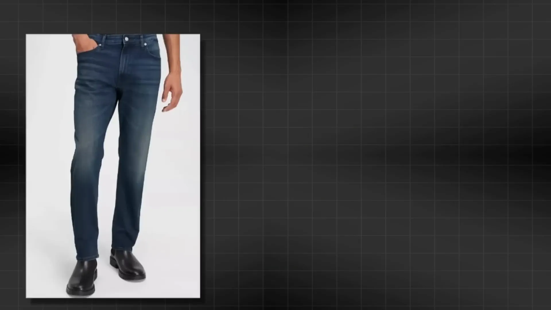 Example of well-fitted jeans