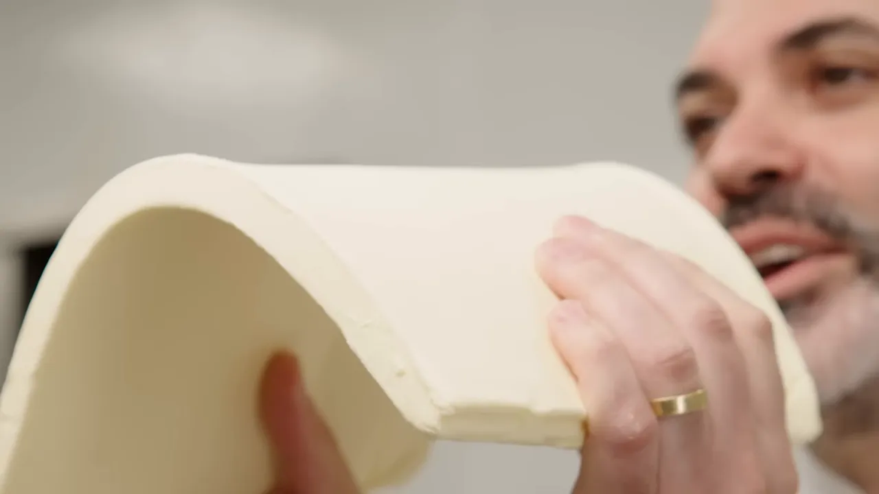 Square of flexible French butter ready for lamination