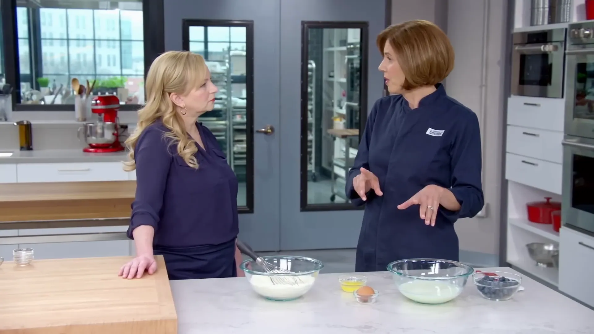 Mixing buttermilk and wet ingredients