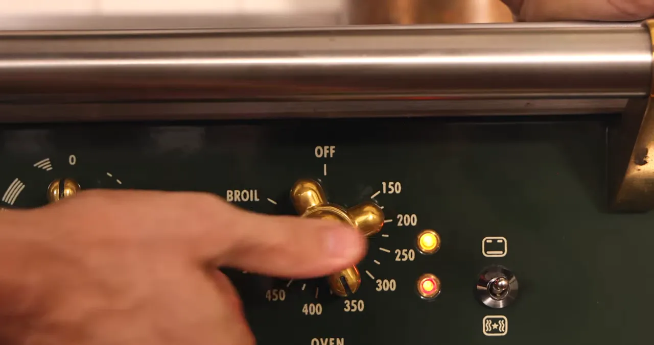 Preheat oven to 350°F; ingredients on the counter