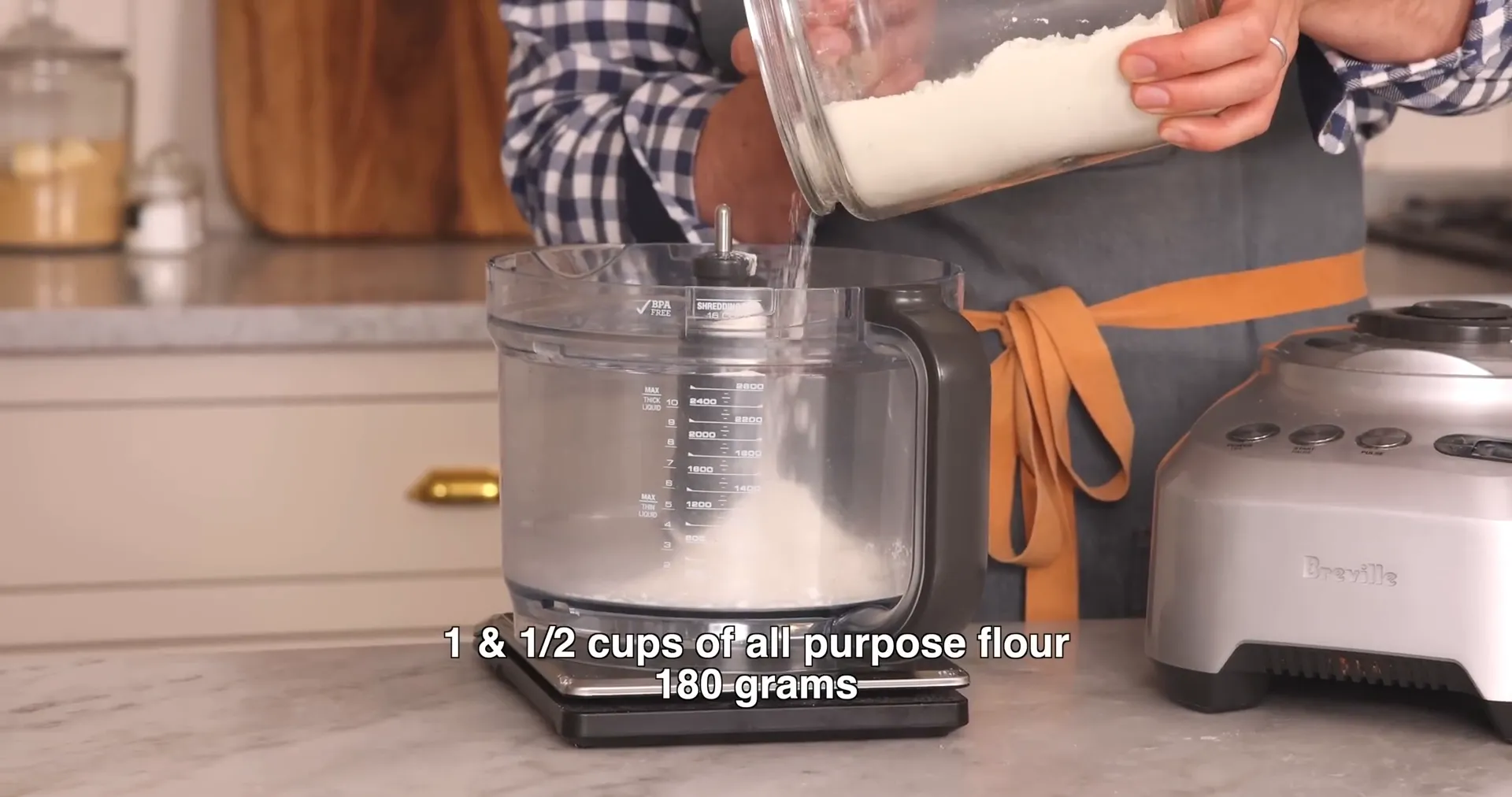 Ingredients for making apple galette with pie dough and apples