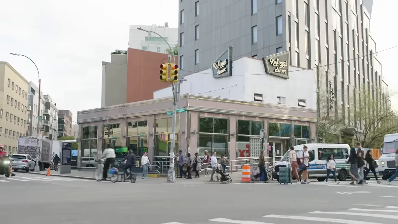 Exterior of a 97-year-old diner where the recipe is served