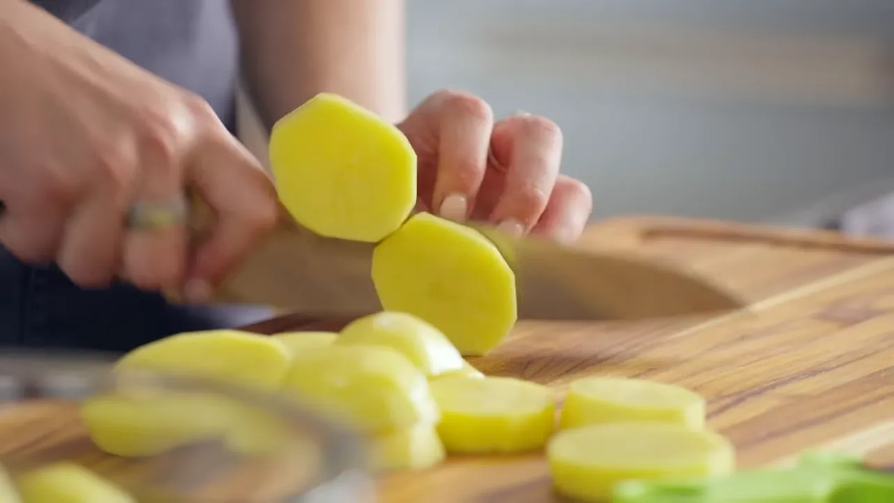 Cheesy mashed potato casserole topped with panko and cheese