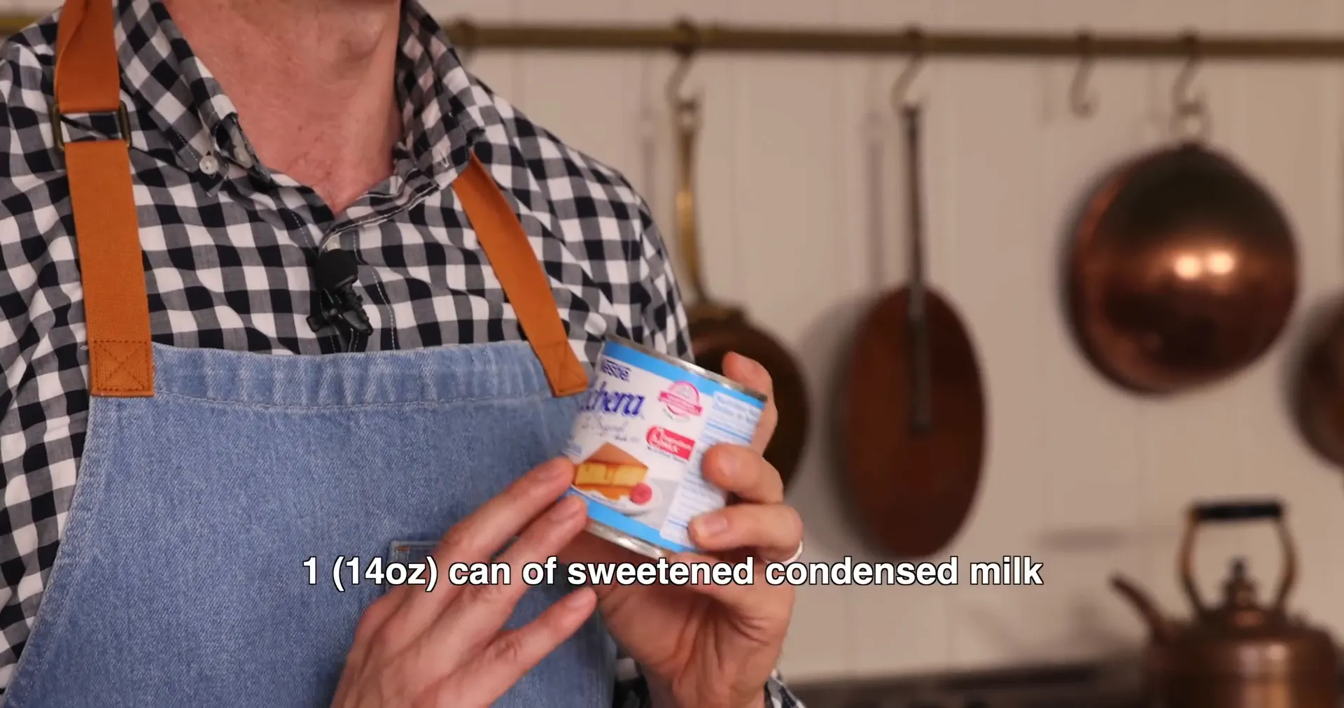 Can of sweetened condensed milk, the base for dulce de leche