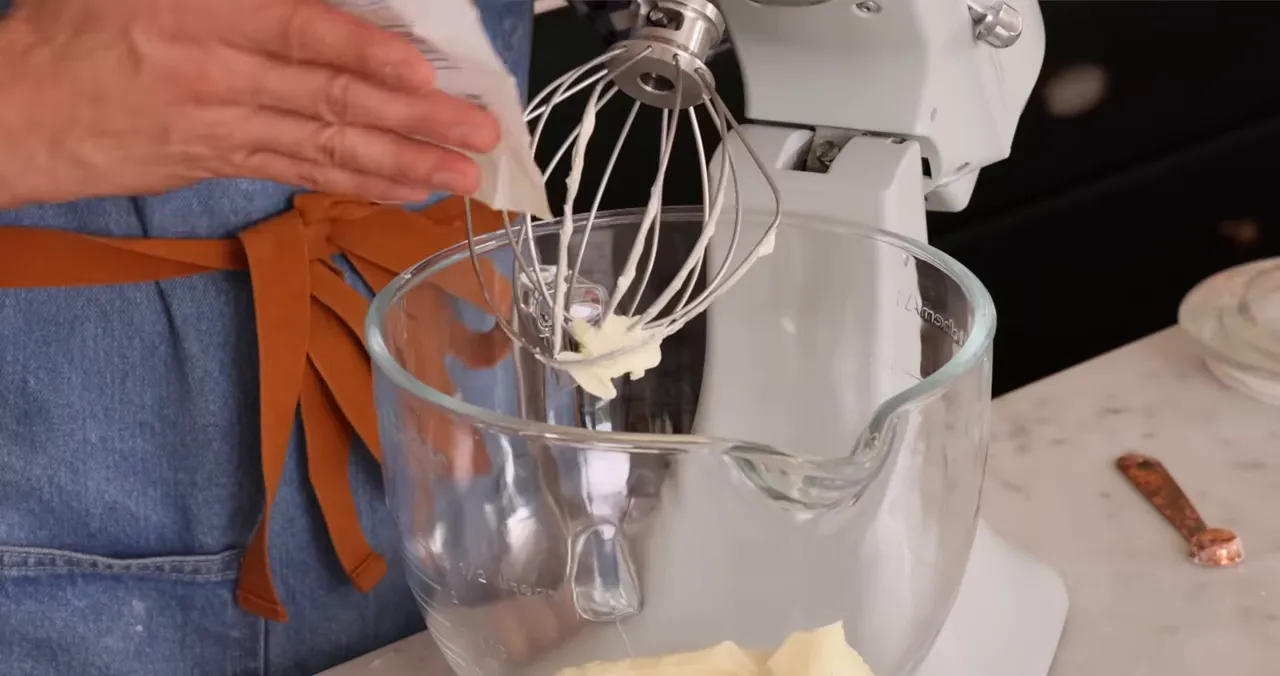 Creaming butter in a stand mixer