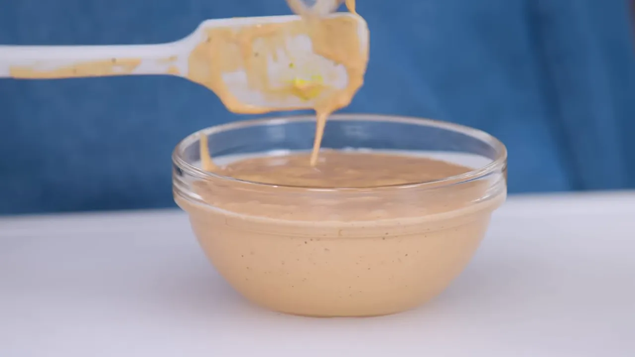 Blending comeback sauce until smooth