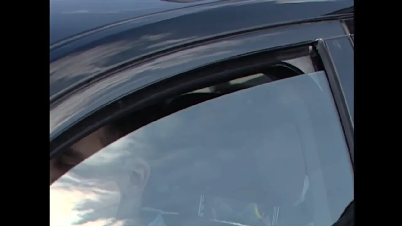 car window opened slightly