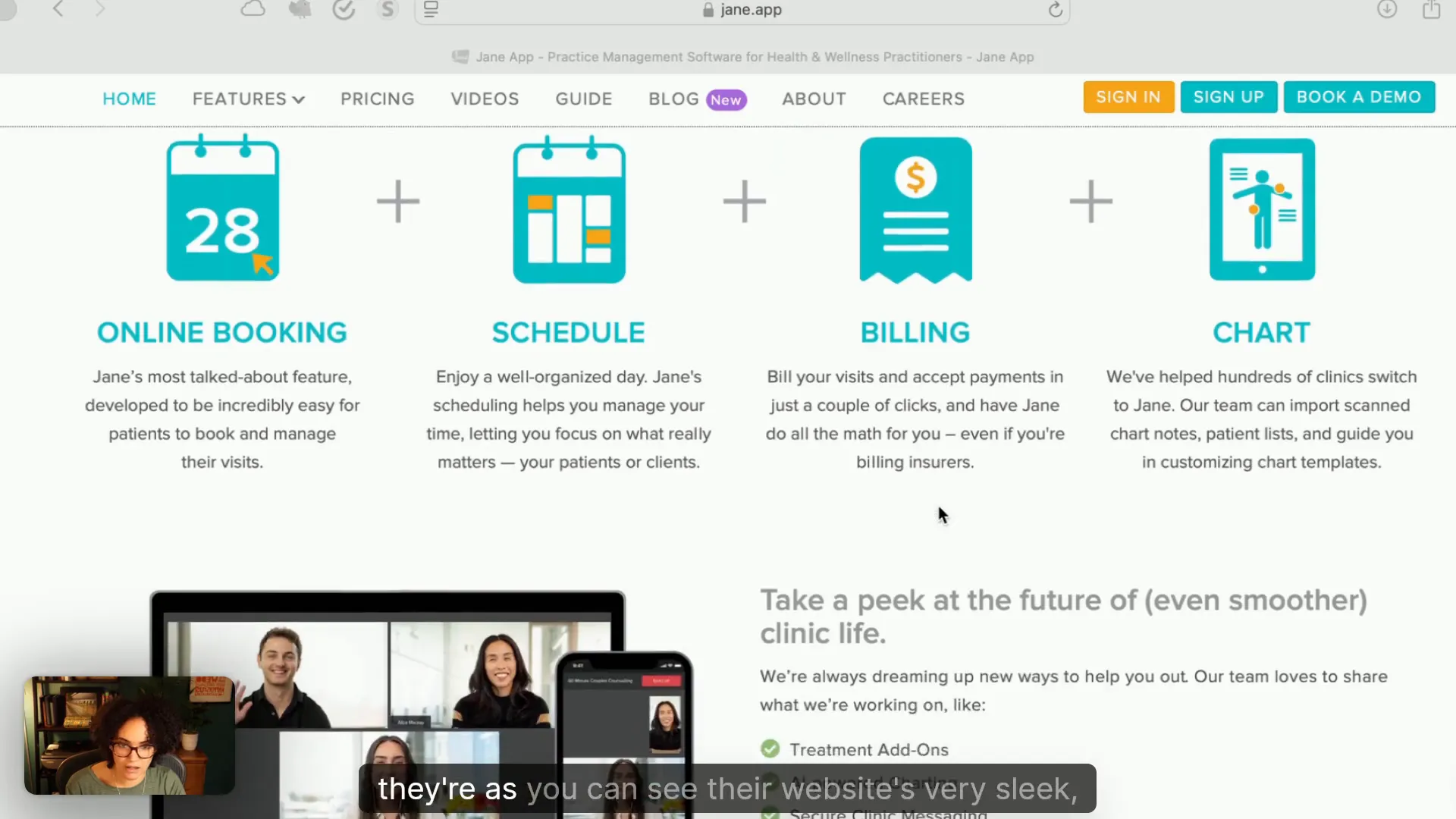 Jane EHR Platform Interface