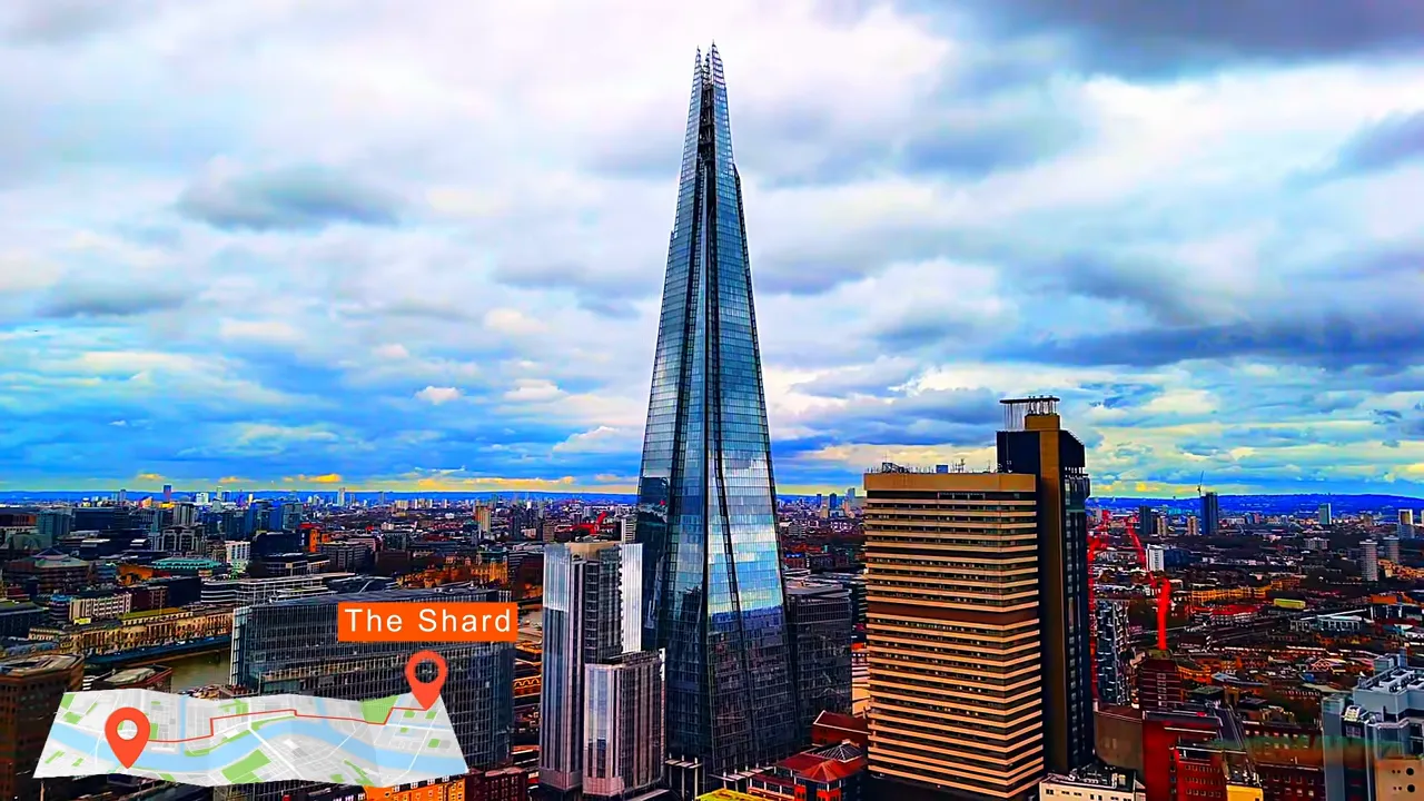 Londra&rsquo;da The Shard y&uuml;ksekten g&ouml;r&uuml;n&uuml;m