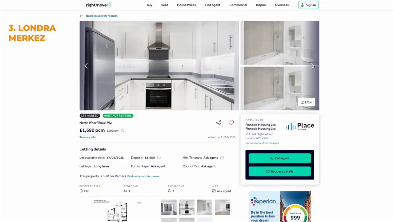 North Wharf Road W2 ilan sayfası mutfak ve fiyat bilgisi, &pound;1,690 pcm