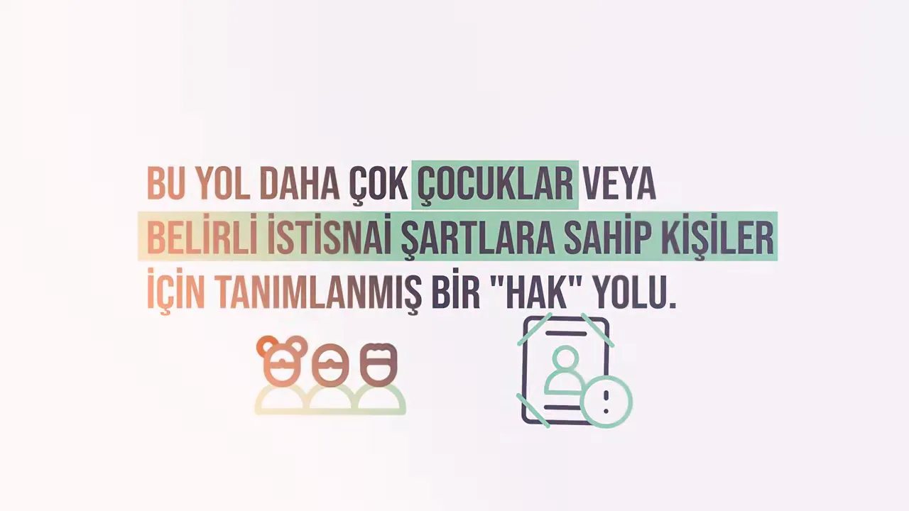 Kayıt yoluyla vatandaşlık bilgi grafiği: &ccedil;ocuklar veya belirli istisnai şartlar i&ccedil;in hak yolu