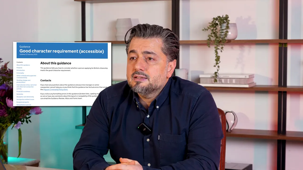 Good character requirement (accessible) dok&uuml;manı ekranda g&ouml;r&uuml;n&uuml;yor