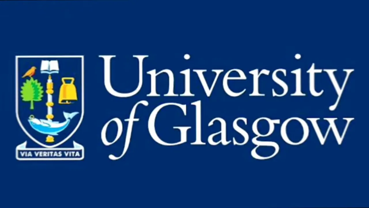 University of Glasgow logo on a blue background