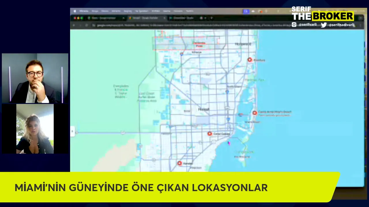 Miami'yi kuzey ve güney olarak ayırma, gelişen güney bölgeler