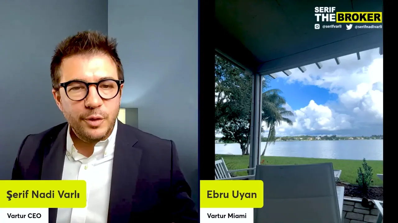 Miami'den canlı bağlantı; Ebru'nun manzarası