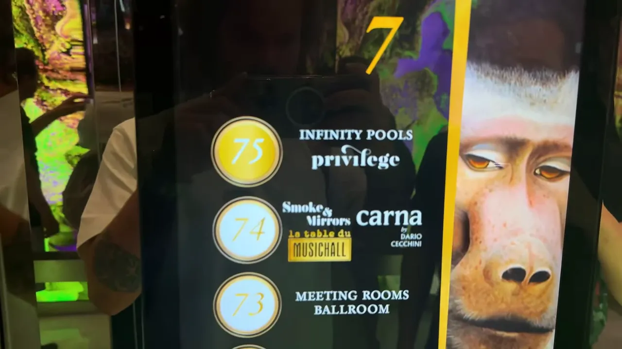 SLS asans&ouml;r kat y&ouml;nlendirmesi 75 infinity pools privilege