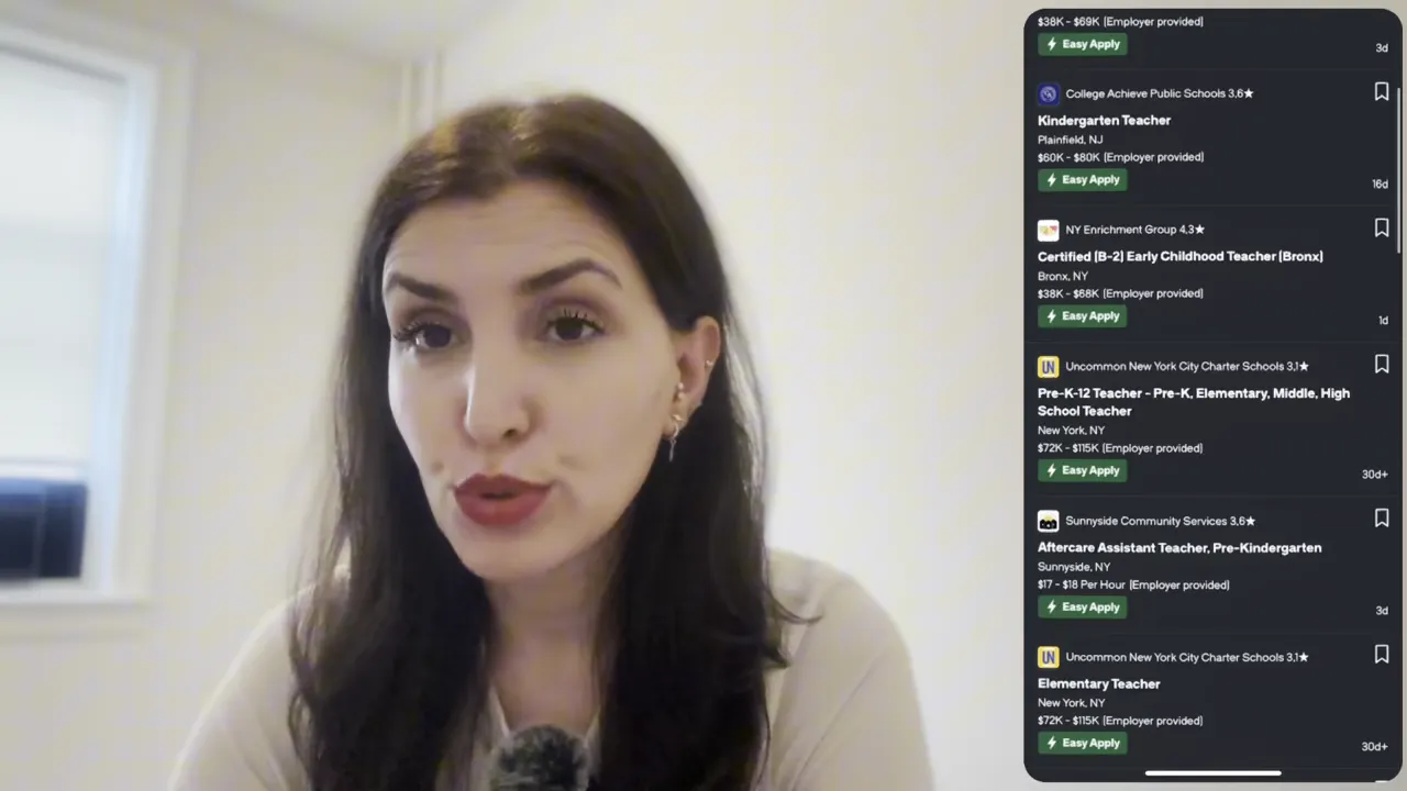 Glassdoor uygulamasında iş ilanları listesi ve Easy Apply butonlarının g&ouml;r&uuml;ld&uuml;ğ&uuml; ekran g&ouml;r&uuml;nt&uuml;s&uuml;