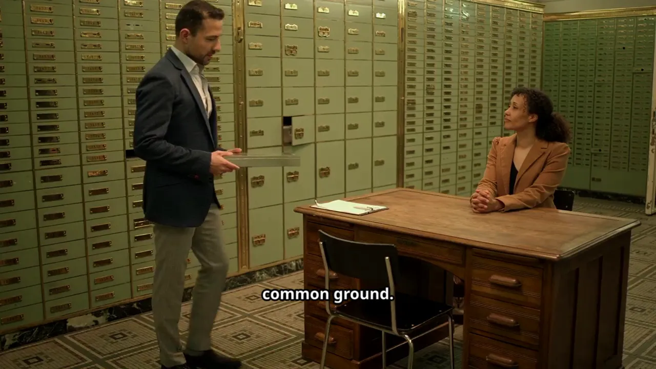 Agent and valuer agreeing next steps