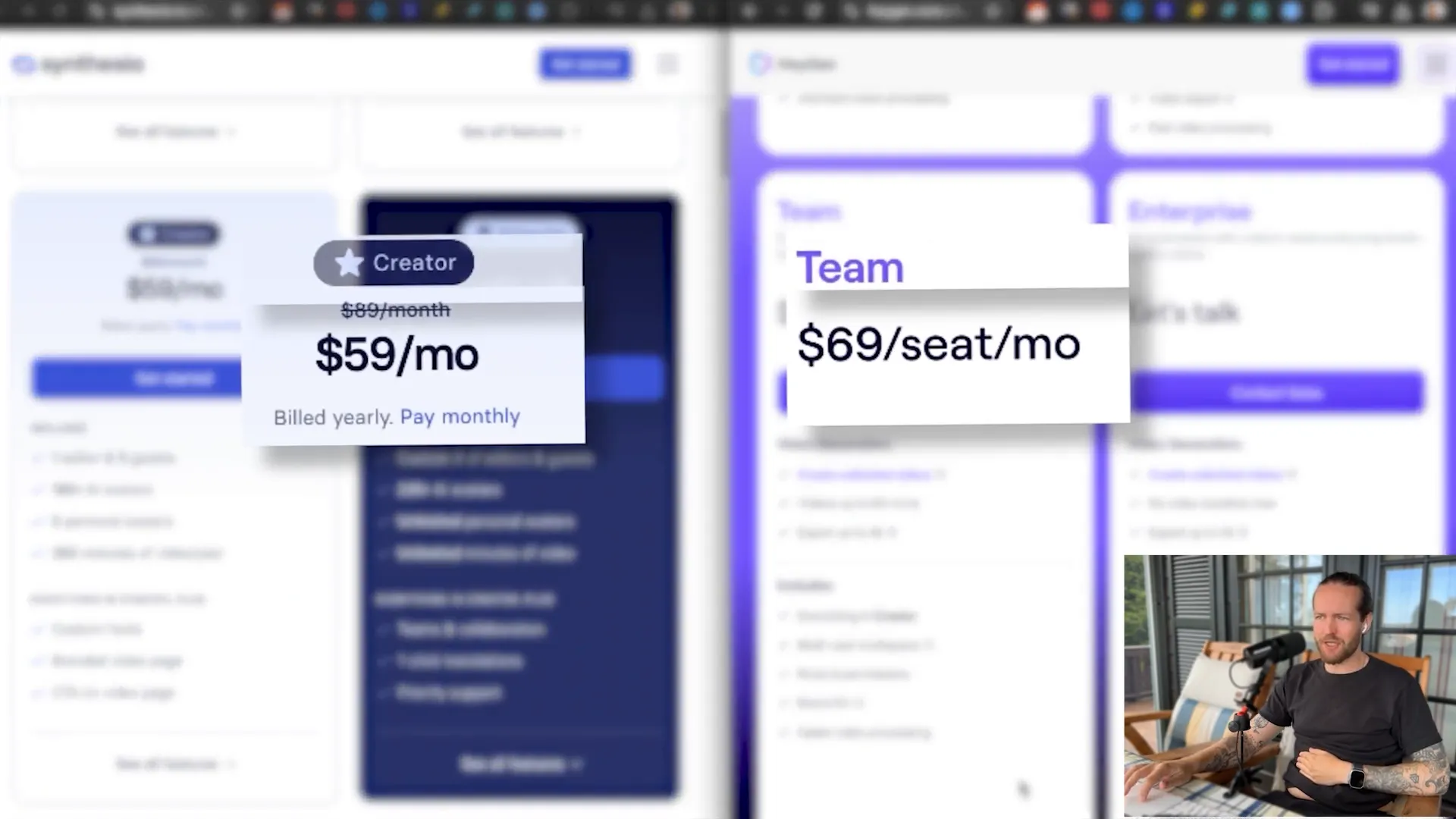 Pricing Comparison