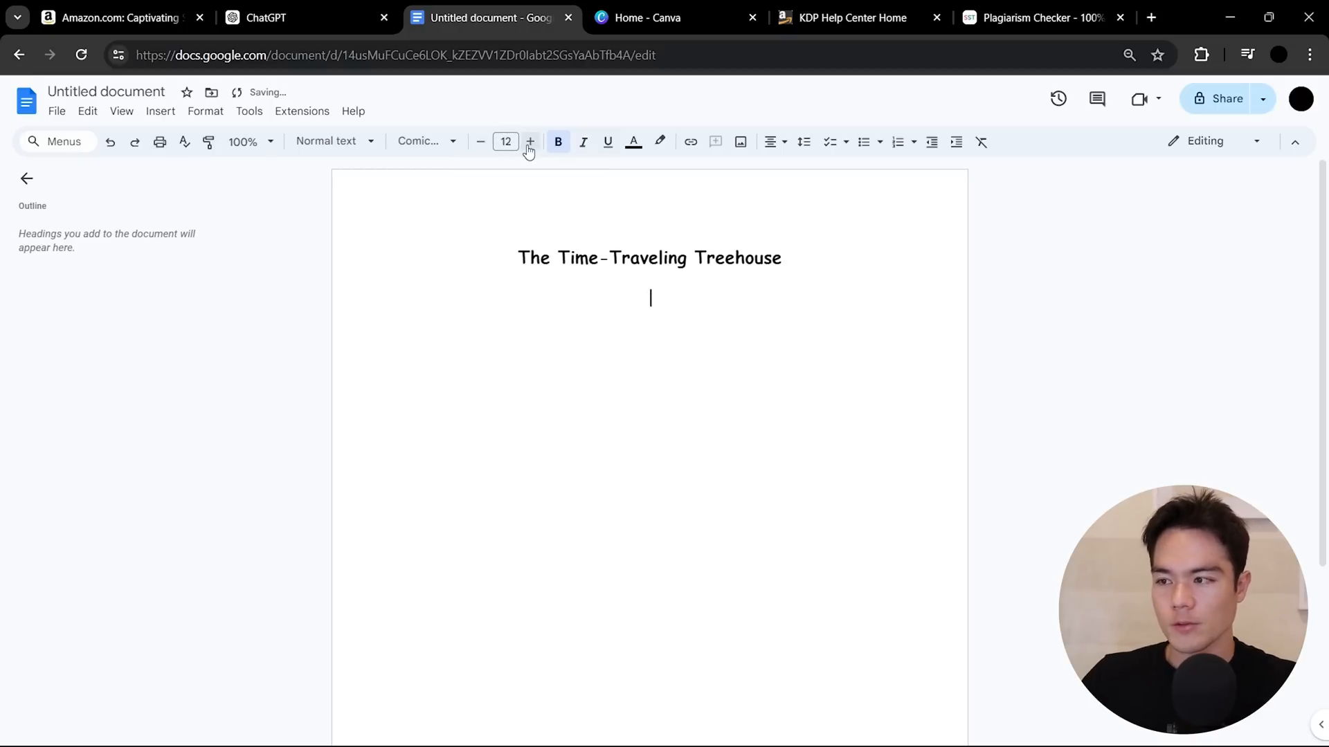 Google Docs Story Formatting