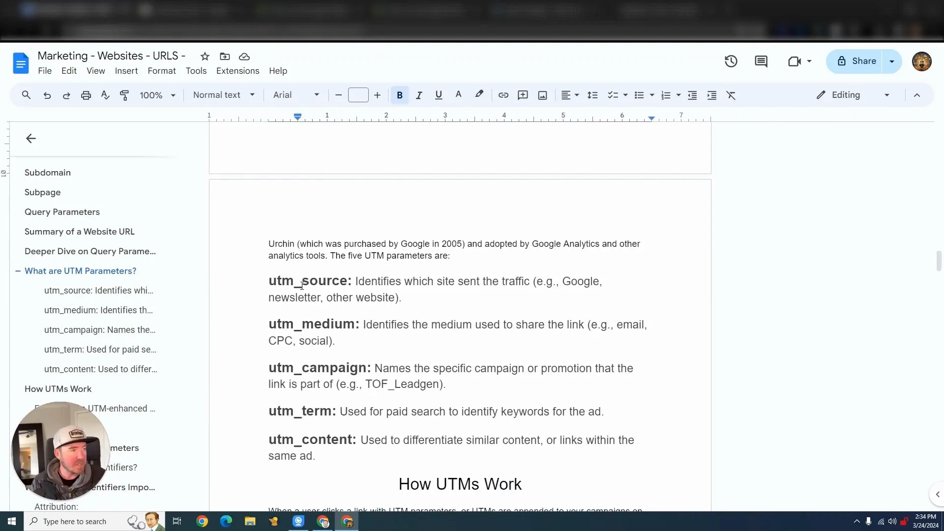 UTM Parameters Example