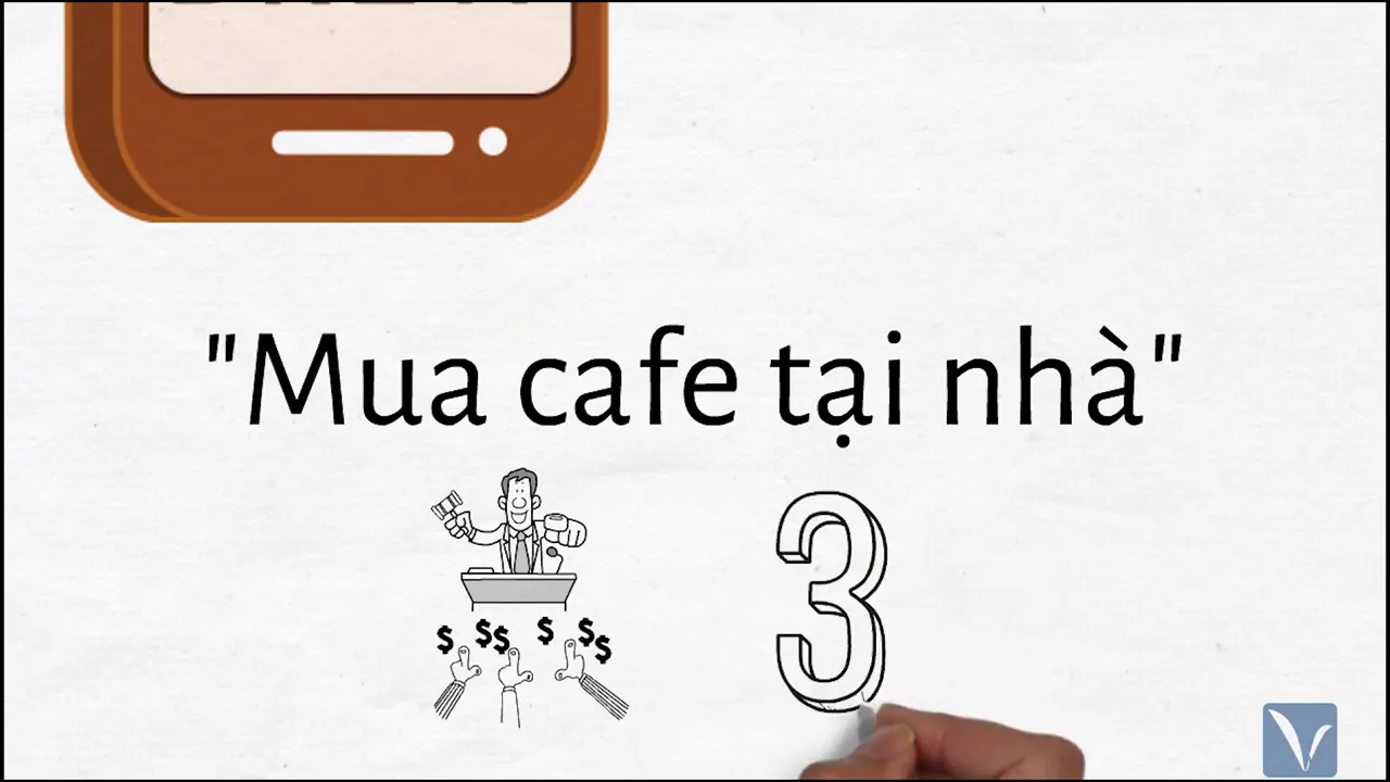 Từ khóa mua cà phê tại nhà được chấm điểm ba