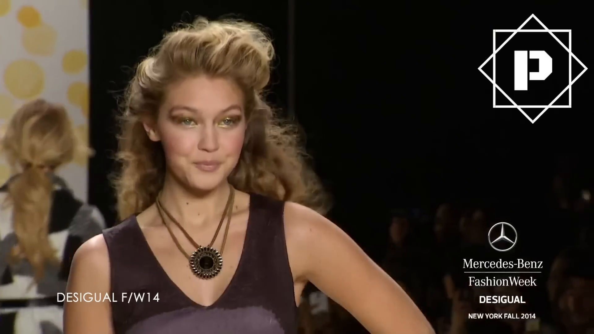 Gigi Hadid runway debut at Desigual 2014