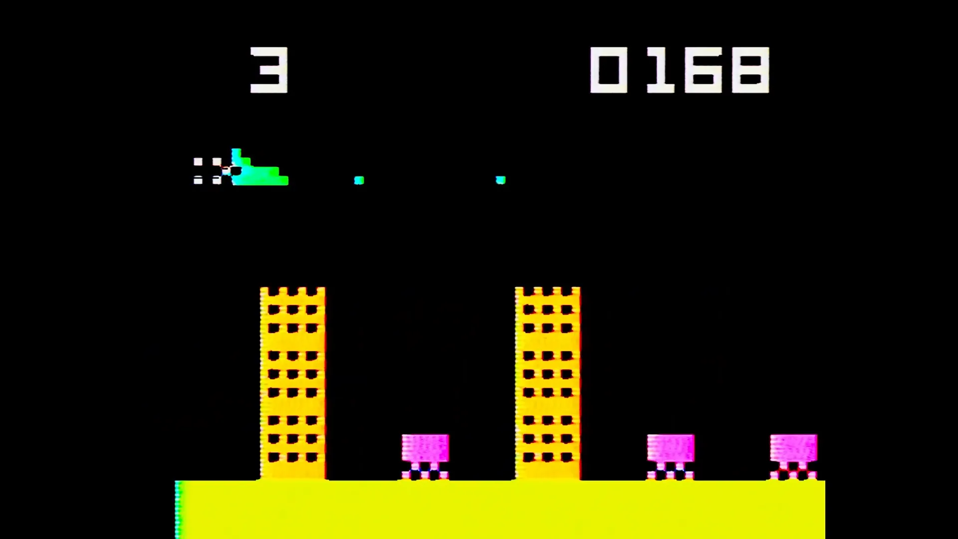 Capture d'écran du gameplay d'ASTRO COMMAND